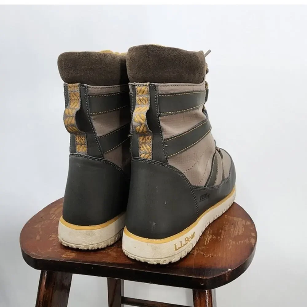 L.L. Bean Men's Waterproof Light Weight Camping Hiking Boots Size 9.5‎